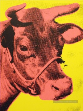 Cow 2 Andy Warhol Oil Paintings